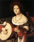SOLARI, Andrea The Lute Player fg Spain oil painting reproduction